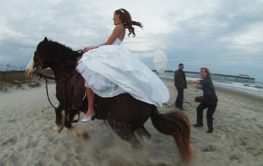 婚纱照骑马装_马场婚纱照图片骑马装(2)